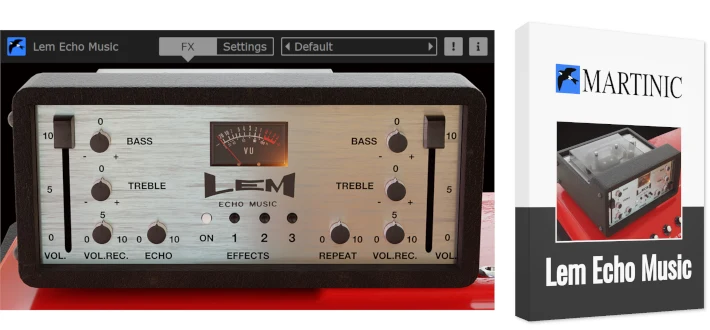 Photo about Lem Echo Music and Scanner Vibrato plugins