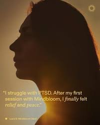 Hopeful person with a brighter future after using Mindbloo